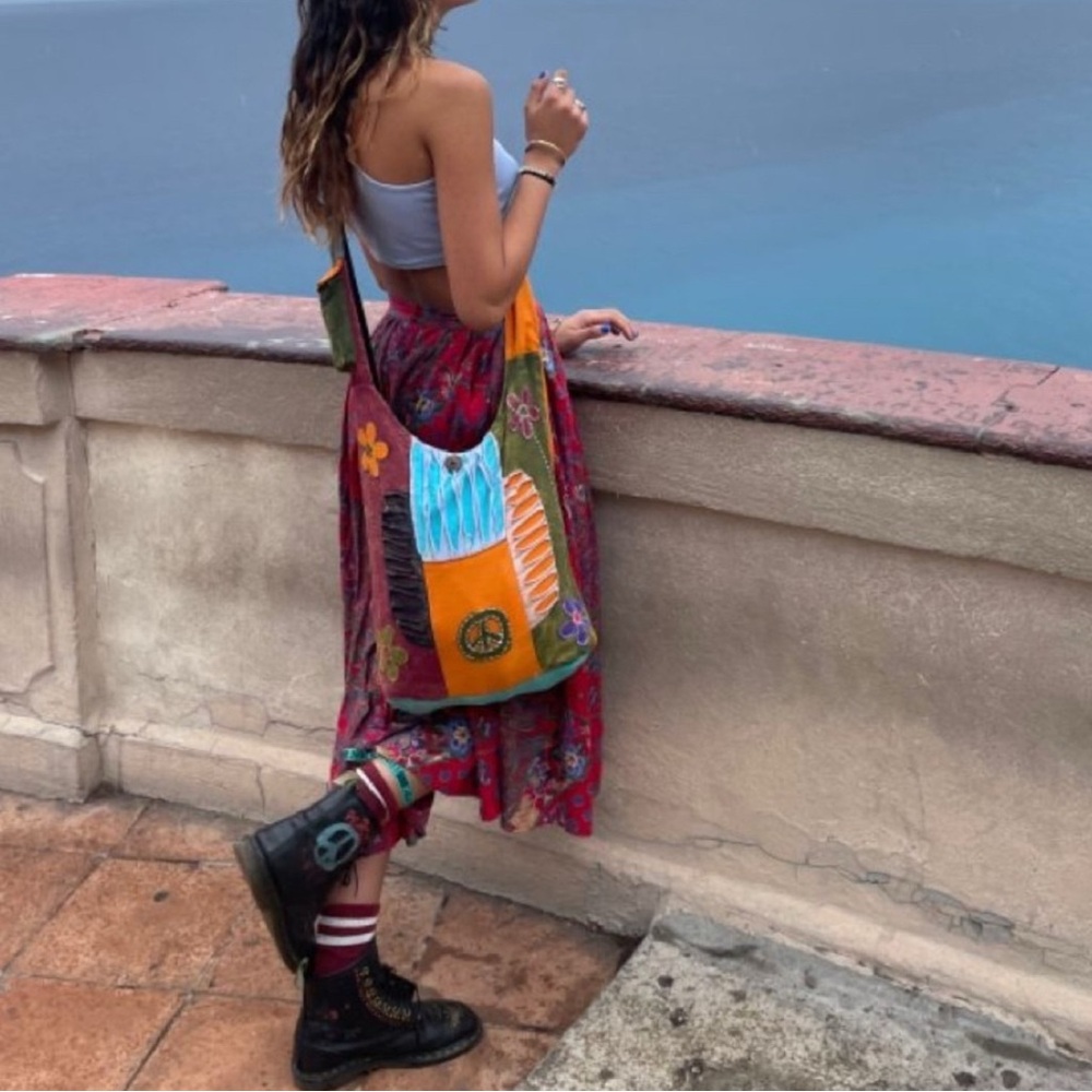 Bohemian Patchwork Shoulder Bag - image 3